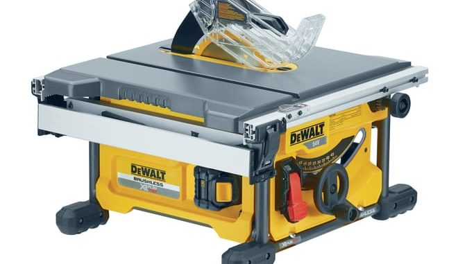 dewalt-54v-xr-flexvolt-tischkreissaege Dewalt 54V XR FLEXVOLT-Tischkreissäge