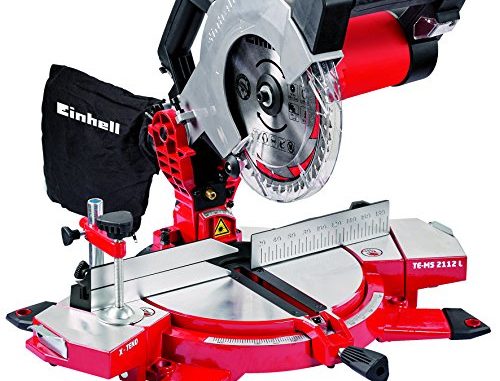 Einhell Kapp Gehrungssäge TE-MS 2112 L (1400 W, Sägeblatt Ø 210 mm, Schnittbreite 120 mm, schwenkbarer Sägekopf, Laser, LED-Licht) Einhell Kapp Gehrungssäge TE-MS 2112 L