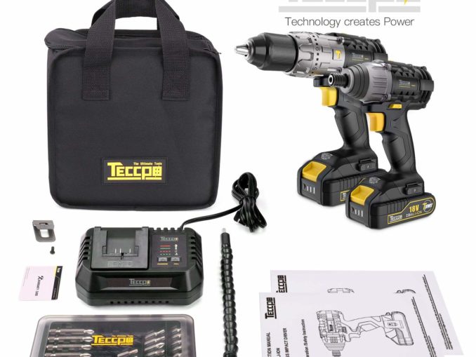 TECCPO Akkuschrauber Set