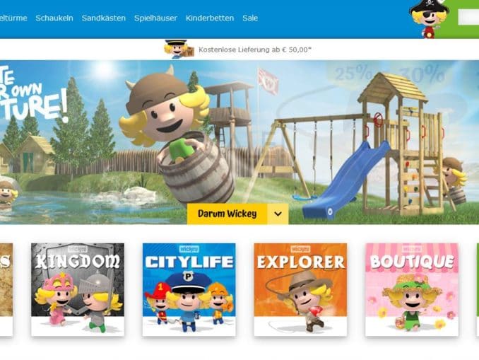 Wickey.de Online Shop Test