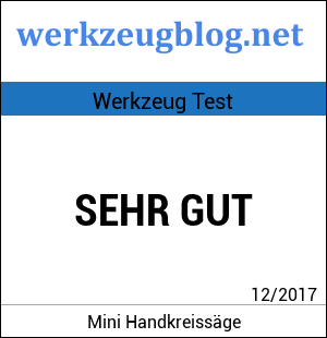 Unser Siegel: Mini Handkreissäge